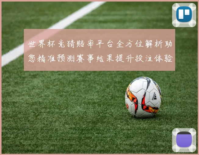 世界杯竞猜赔率平台全方位解析助您精准预测赛事结果提升投注体验